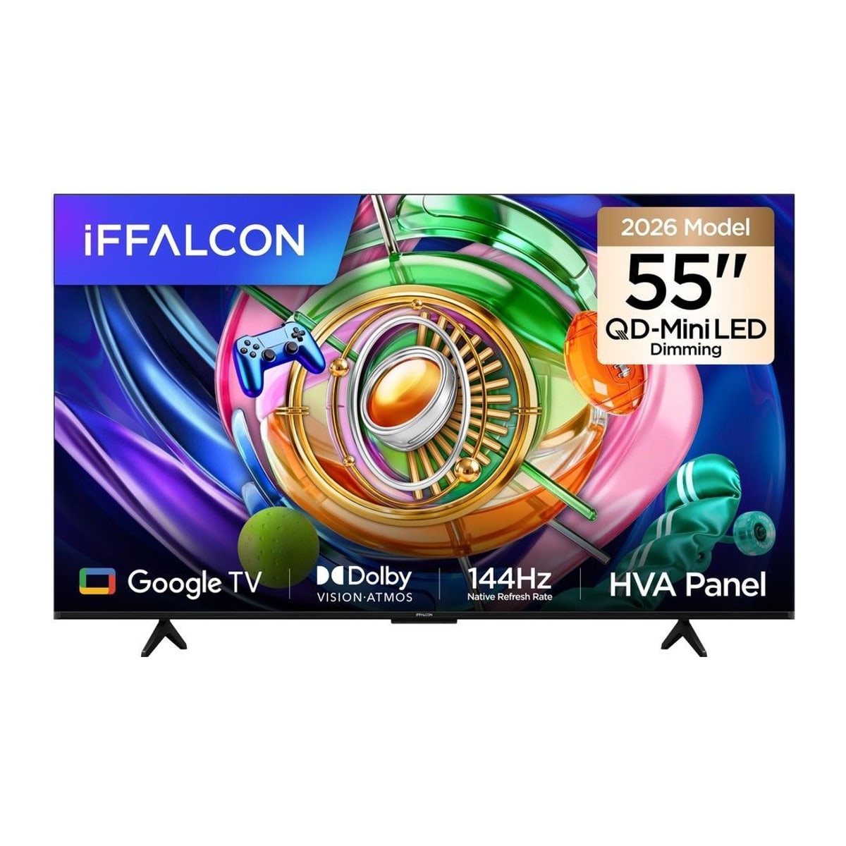 iFFALCON 55U85A 55" 139 Ekran Uydu Alıcılı 4K Ultra HD Google QD-MiniLED Dimming TV